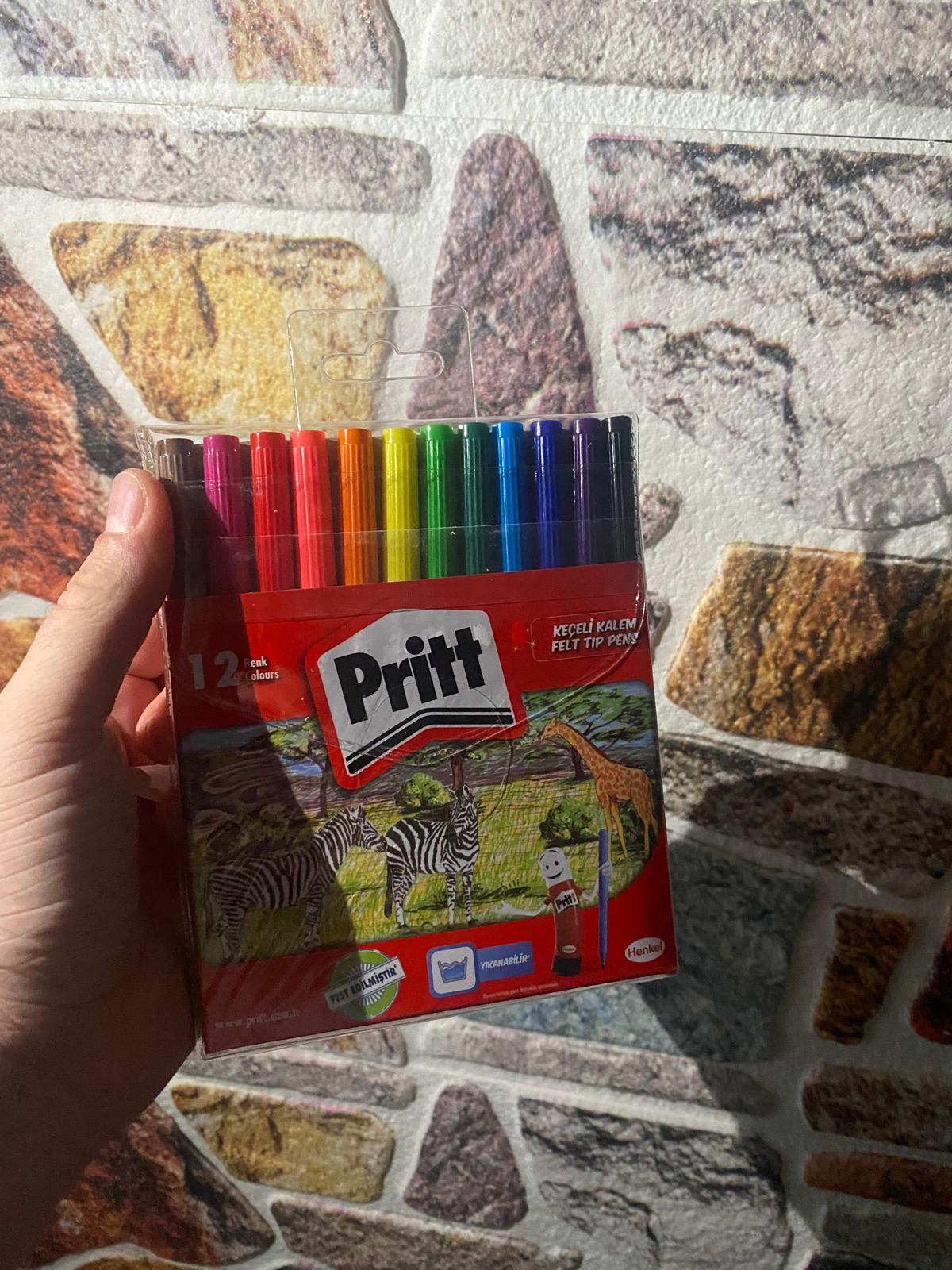 PRİTT 12 RENK KEÇELİ KALEM