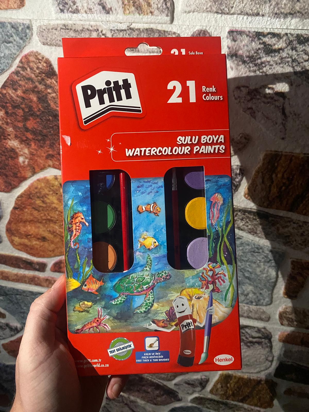 PRİTT 21 RENK SULU BOYA