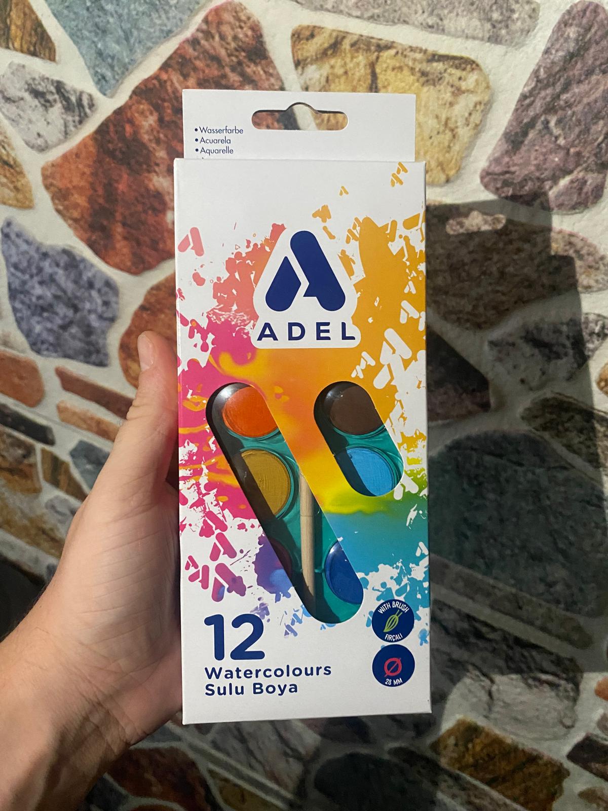ADEL 12'Lİ SULU BOYA